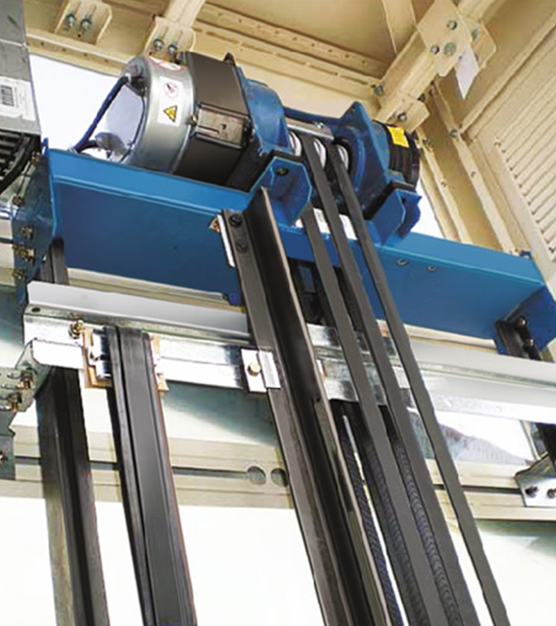Gearless Belt-Driven Elevators